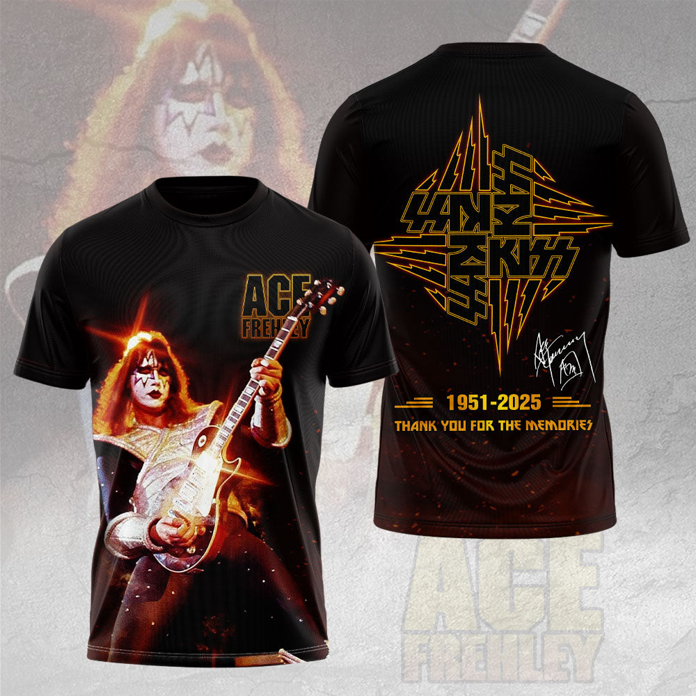KISS x Ace Frehley 3D Apparel – TMTHU1612