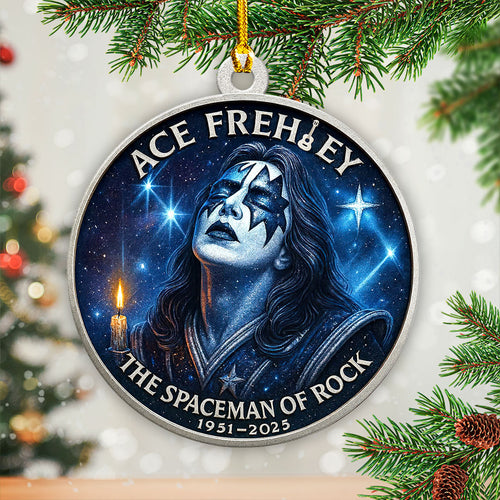 Kiss x Ace Frehley Custom Shape 2-sided Acrylic Ornament – HOATT14120