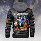 KISS x Ace Frehley 2D Leather Hooded Jacket – HOATT14110