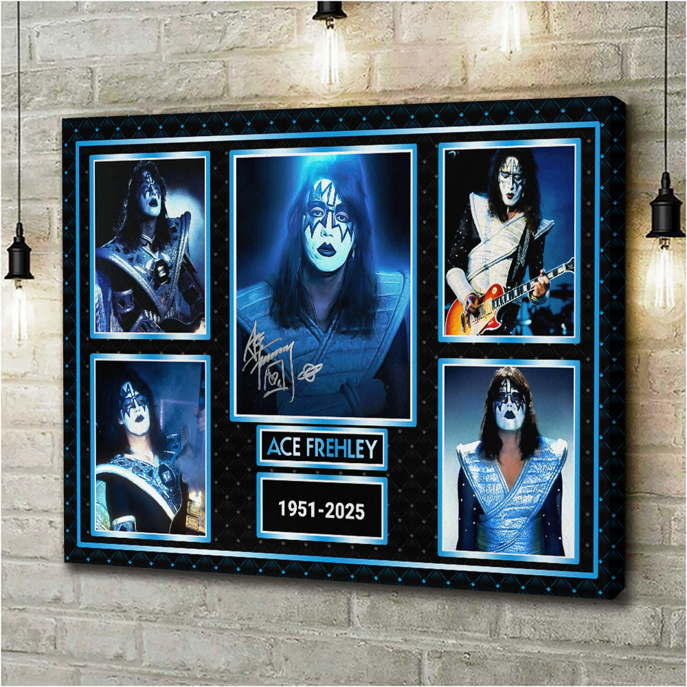 KISS x Ace Frehley Canvas With Inner Frame – HOATT13984