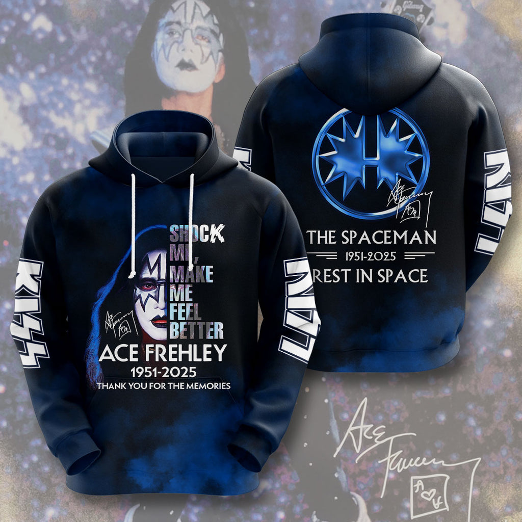 KISS x Ace Frehley 3D Apparel – HOATT13995