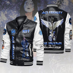 KISS x Ace Frehley Leather Bomber Jacket – HOATT14084