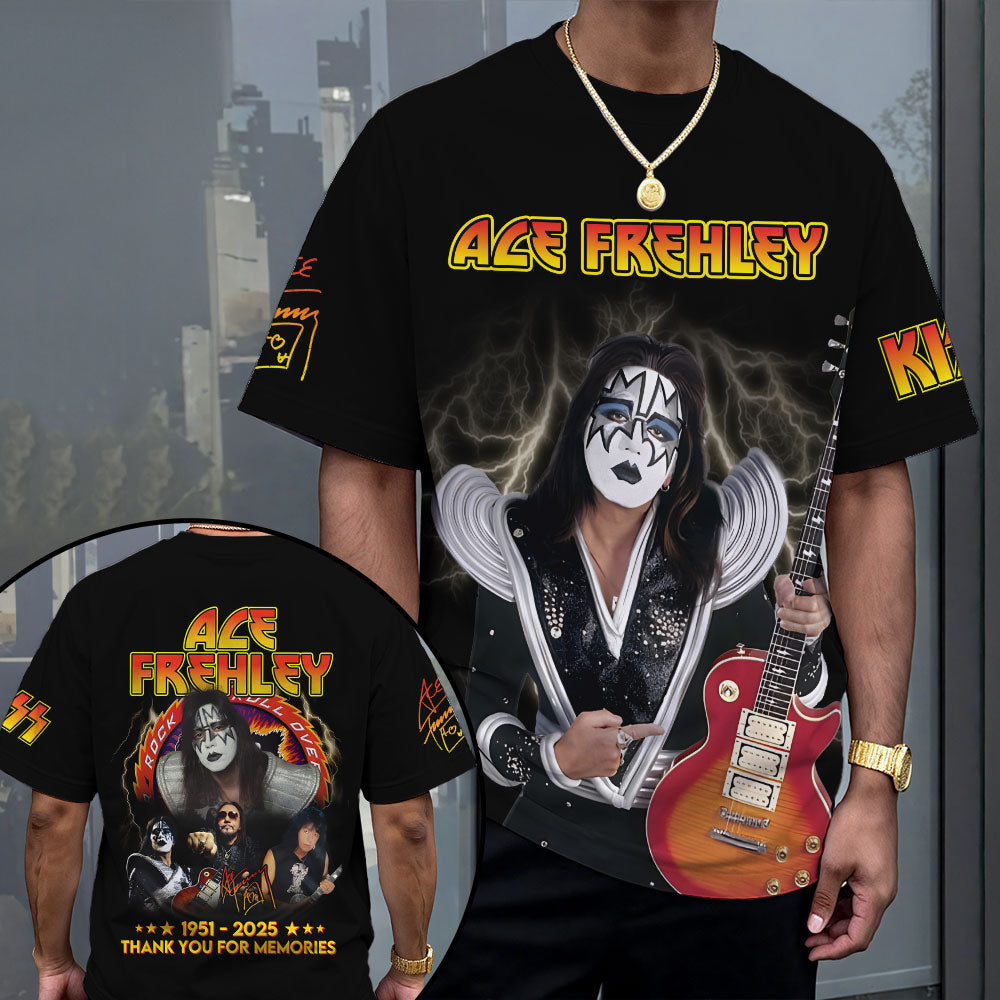 KISS x Ace Frehley 3D Apparel – MAITM13596