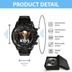 KISS Black Stainless Steel Watch – GNE 311