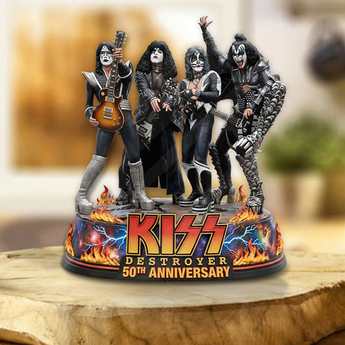 KISS Destroyer 50th Anniversary 2026 Custom Shape Acrylic Plaque – TMTHU5053