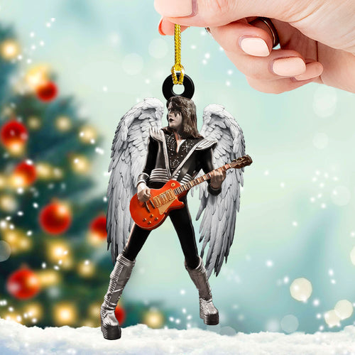 KISS x Ace Frehley Custom Shape 2-sided Acrylic Ornament – HOATT13973