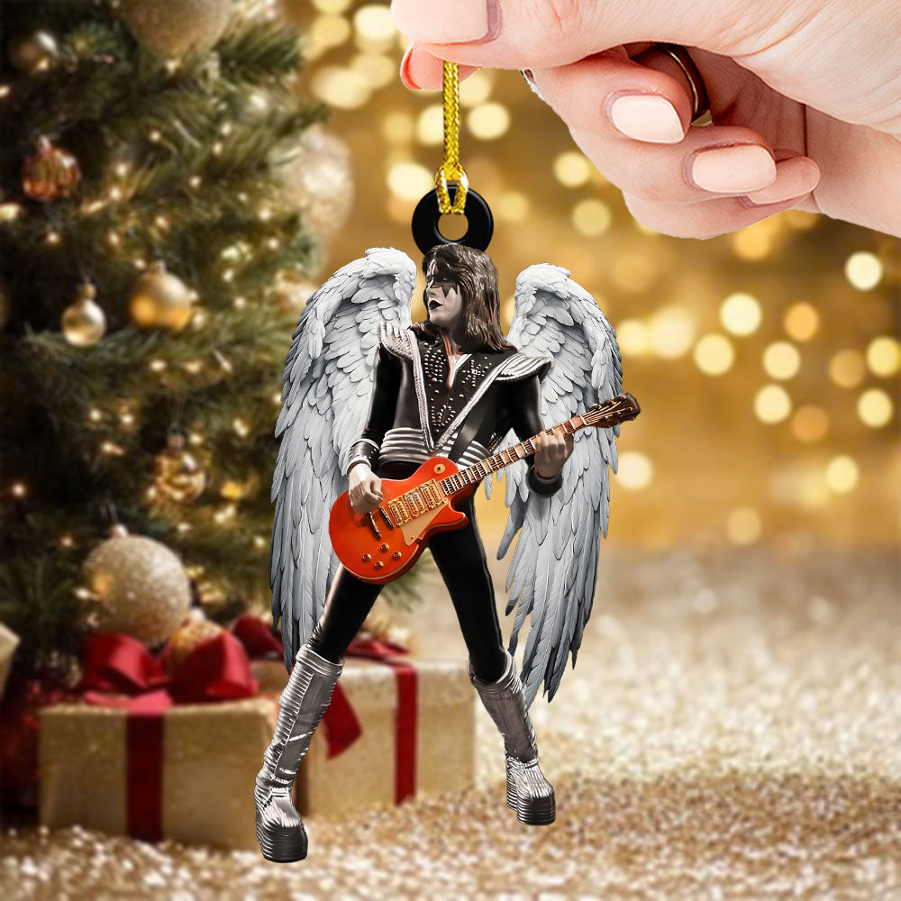 KISS x Ace Frehley Custom Shape 2-sided Acrylic Ornament – HOATT13973