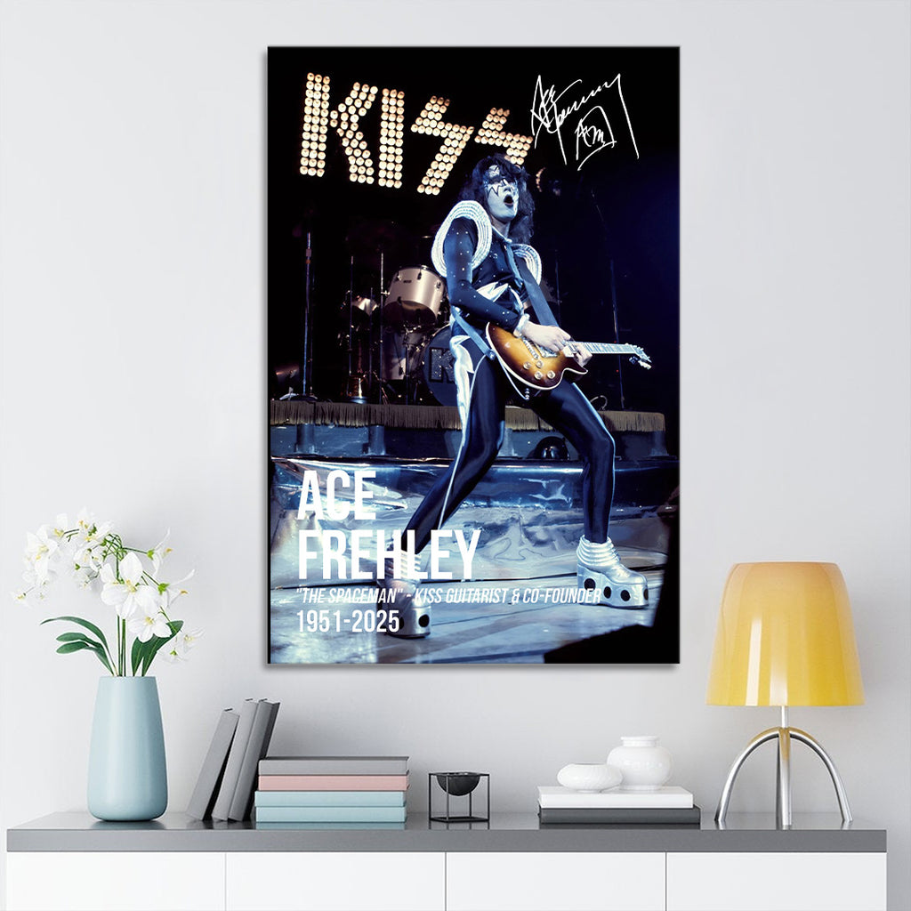 KISS x Ace Frehley Rectangle Canvas With Inner Frame – GNE4578