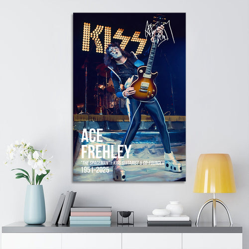 KISS x Ace Frehley Rectangle Canvas With Inner Frame – GNE4593