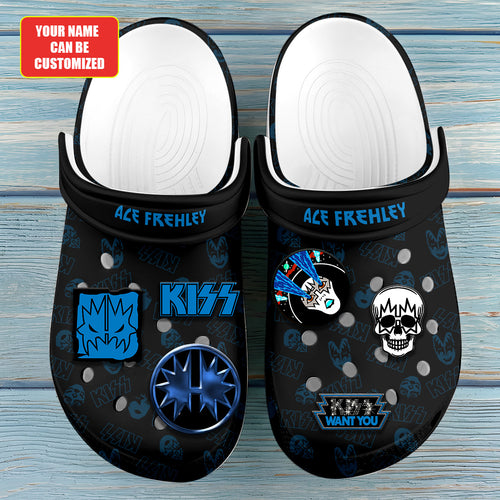 Personalized KISS x Ace Frehley Custom Clogs – GNE4720