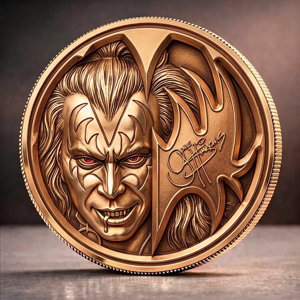 KISS x Gene Simmons Commemorative Coin – GNE6143
