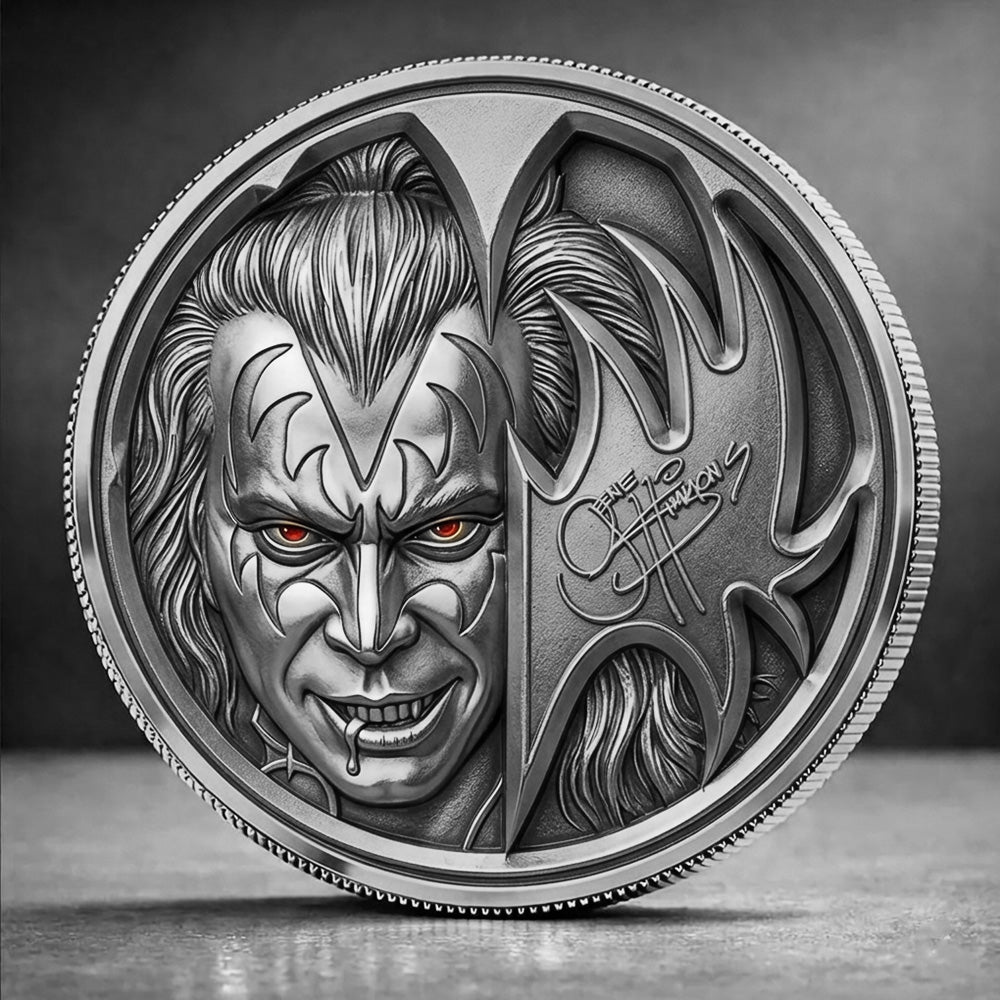 KISS x Gene Simmons Commemorative Coin – GNE6143