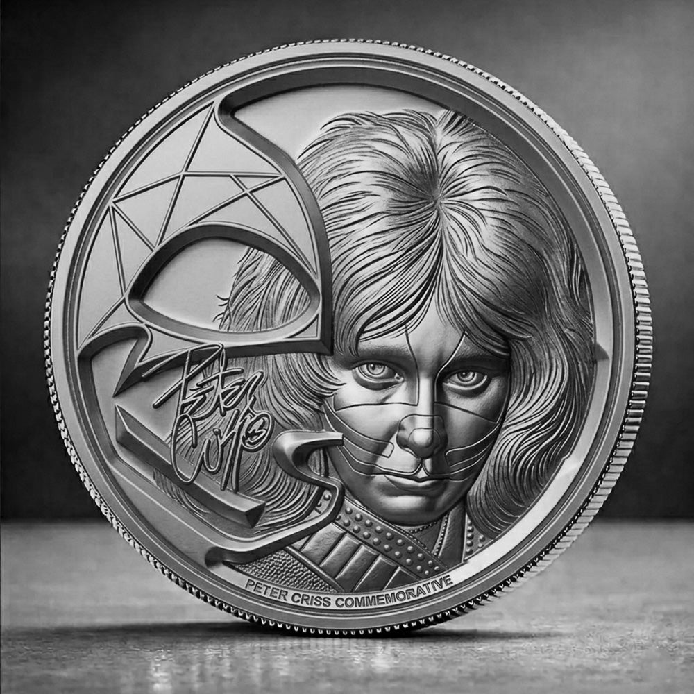 KISS x Peter Criss Commemorative Coin – GNE6142