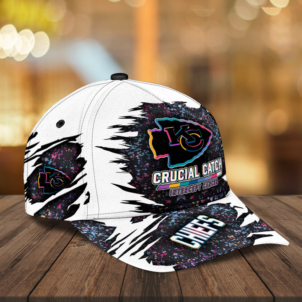 Kansas City Chiefs x Crucial Catch Intercept Cancer Classic Cap – MAITM12962