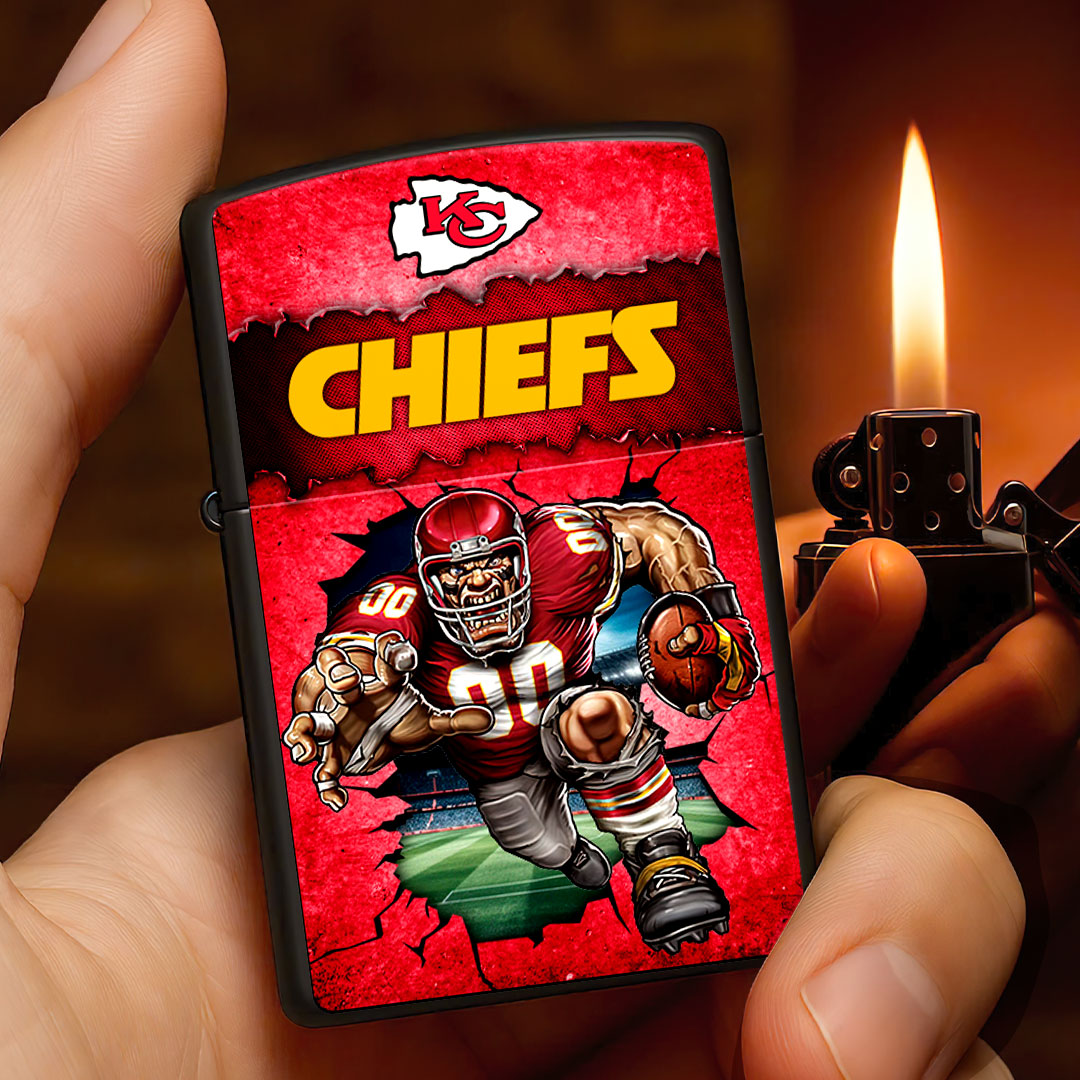 Kansas City Chiefs Zippo Lighter Case (No Insert) – HOATT13325