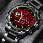 Kansas City Chiefs x Rolex Black Stainless Steel Watch – MAITM6421