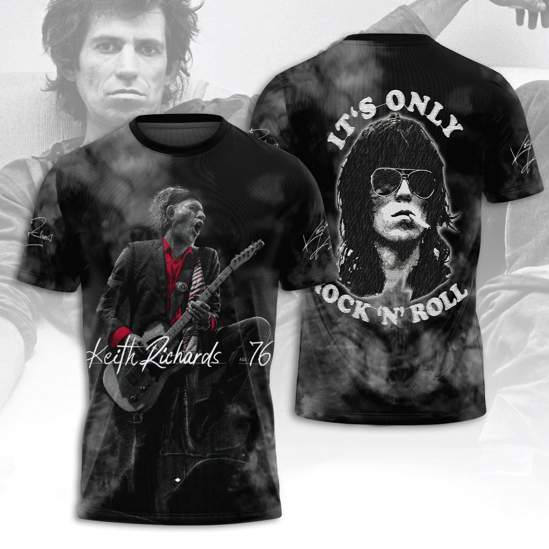 The Rolling Stones x Keith Richards 3D Apparel – ANHNV 9380