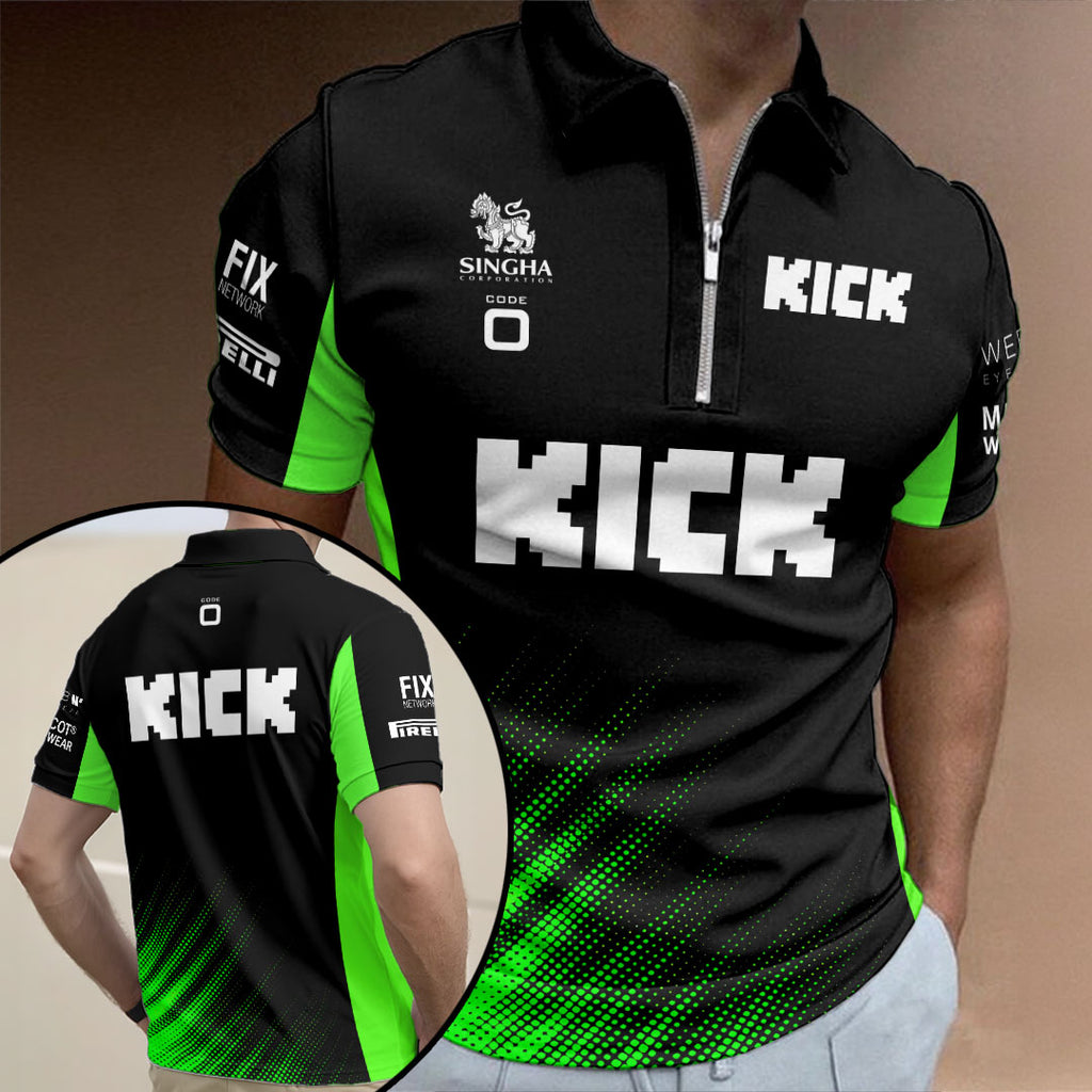 Kick Sauber 2025 Zip Polo Shirt – GNE4823