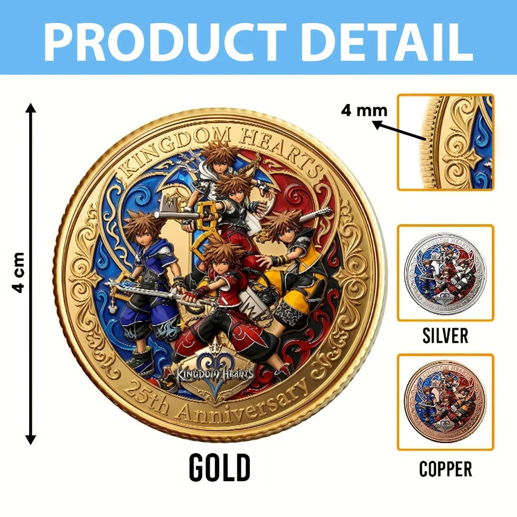 Kingdom Hearts 25th Anniversary Commemorative Coin – GNE8178
