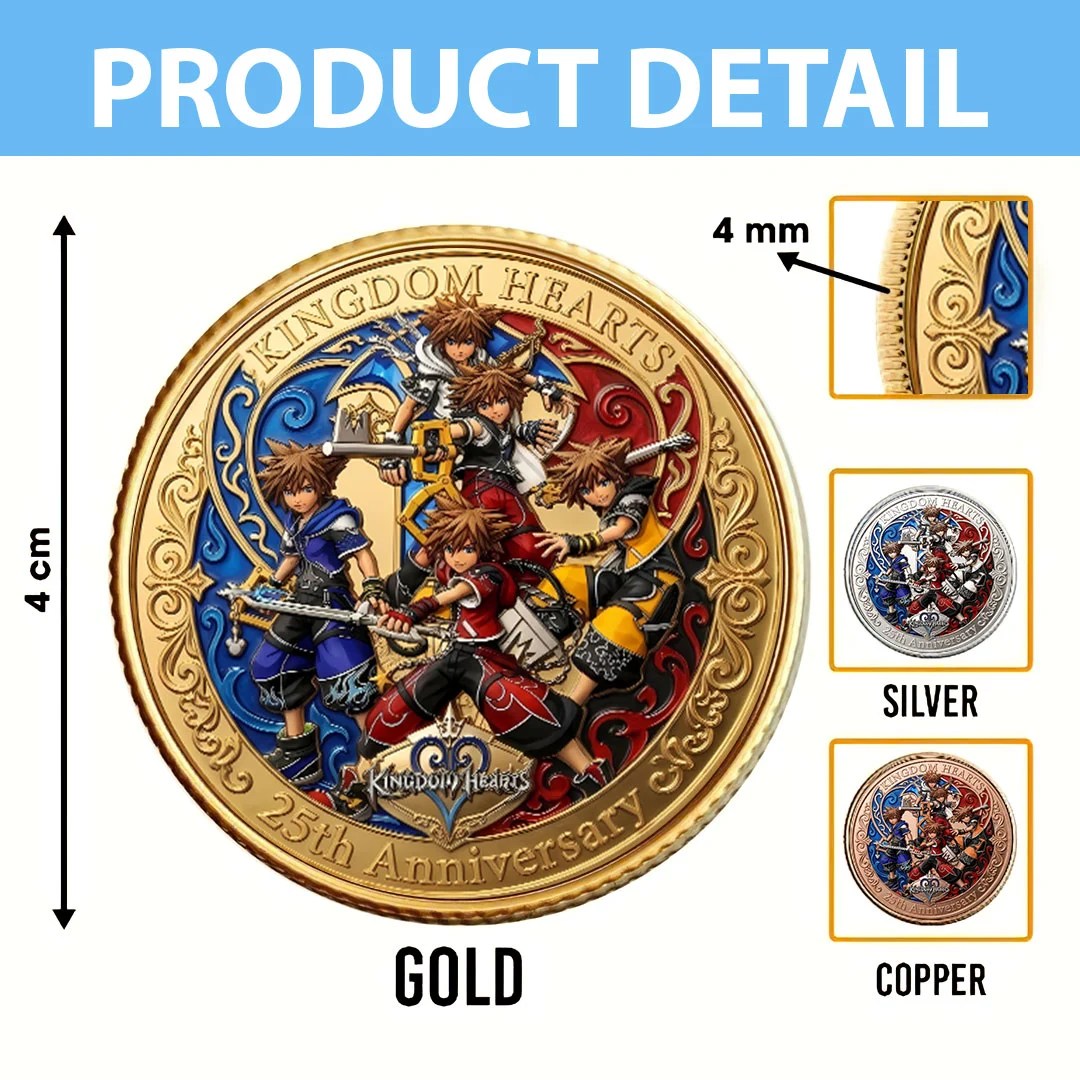 Kingdom Hearts 25th Anniversary Commemorative Coin – GNE8178