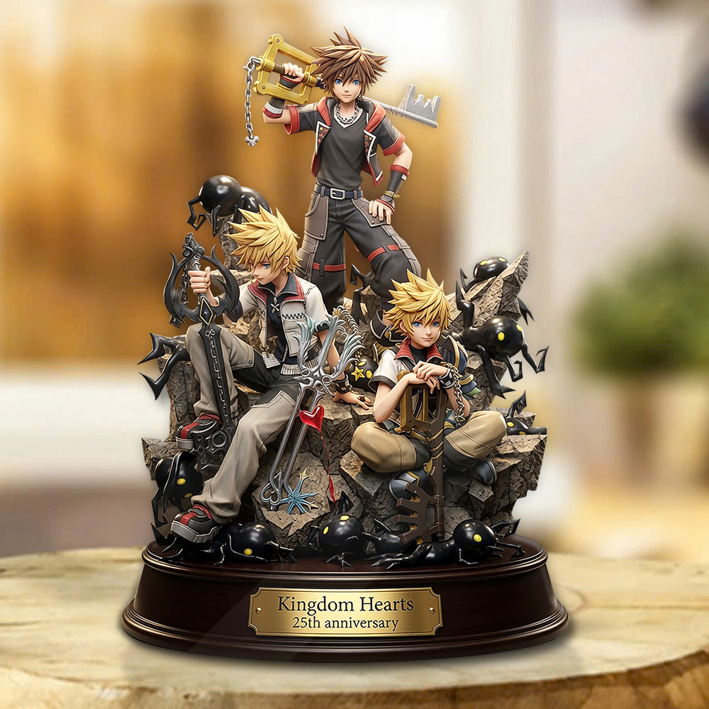 Kingdom Hearts 25th Anniversary Custom Shape Acrylic Plaque – GNE7461