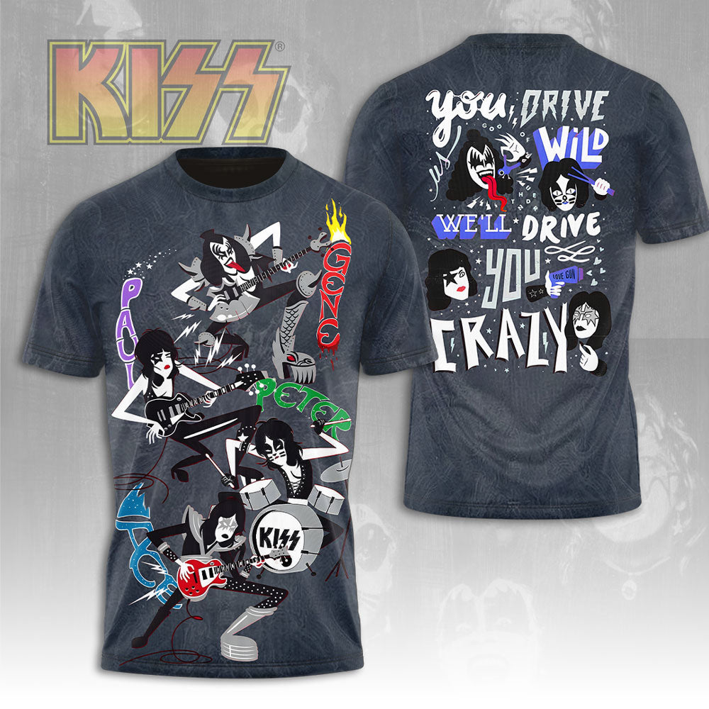 Kiss Band 3D Apparel – GNE NEW222