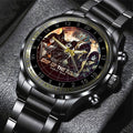 KISS Black Stainless Steel Watch – TANTN 10505