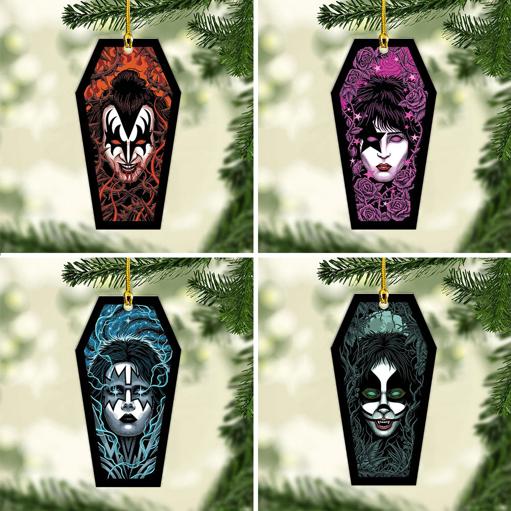 4PCS KISS Custom Shape 2-Side Printed Acrylic Ornament – TANTN17016