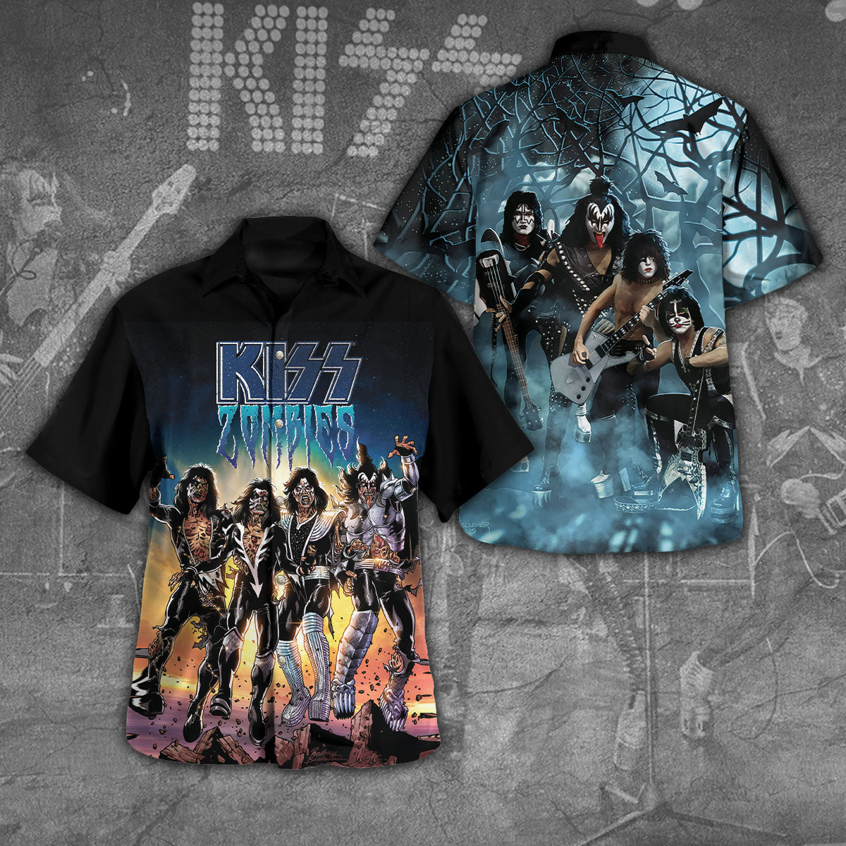 KISS 3D Hawaiian Apparel – TANTN 7858