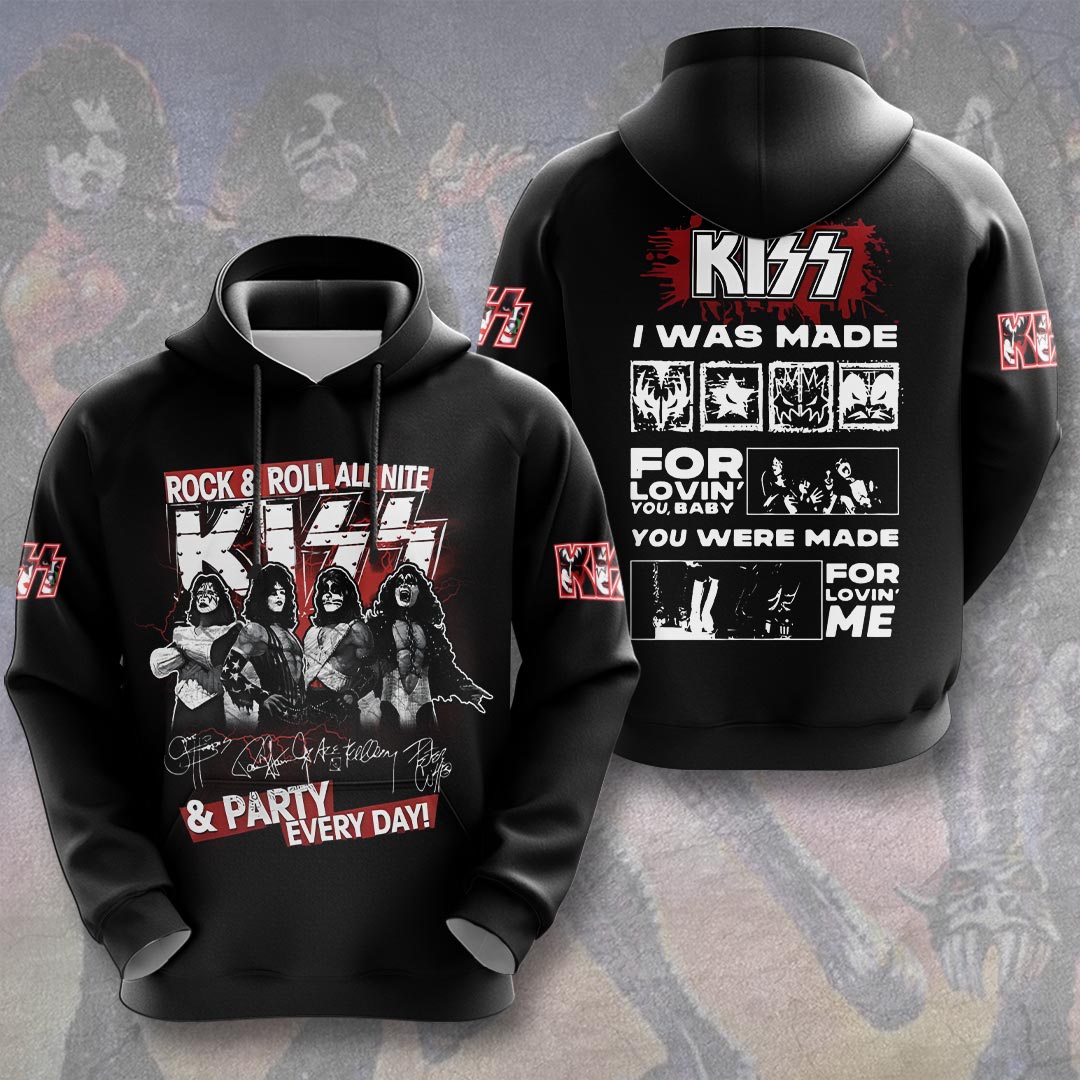Kiss Band 3D Apparel – GNE 2593