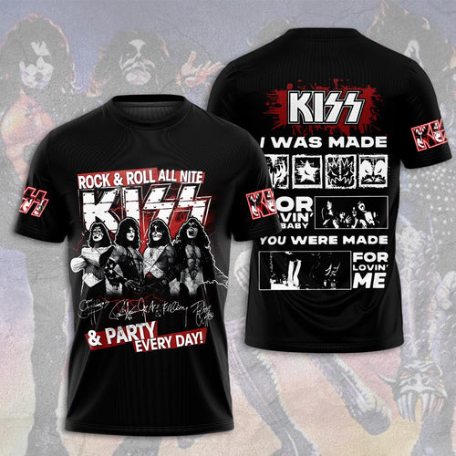 Kiss Band 3D Apparel – GNE 2593