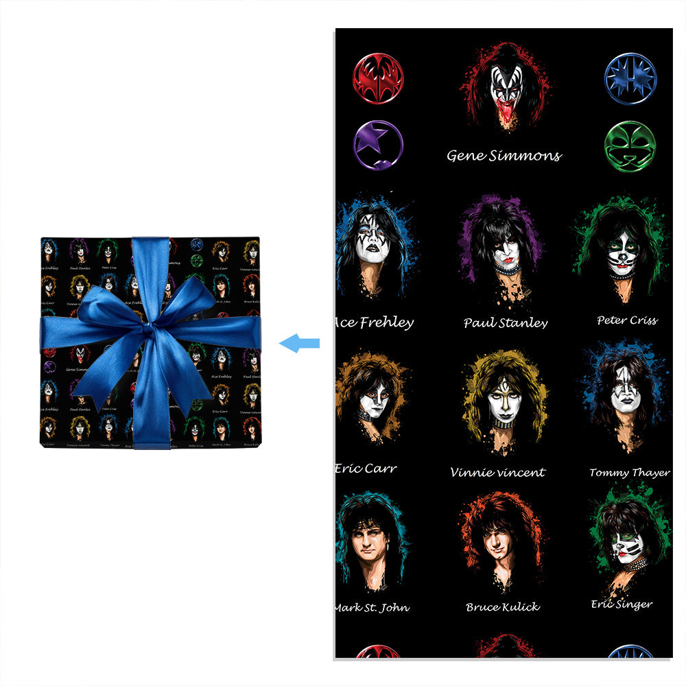 KISS Custom Wrapping Paper – GNE5825