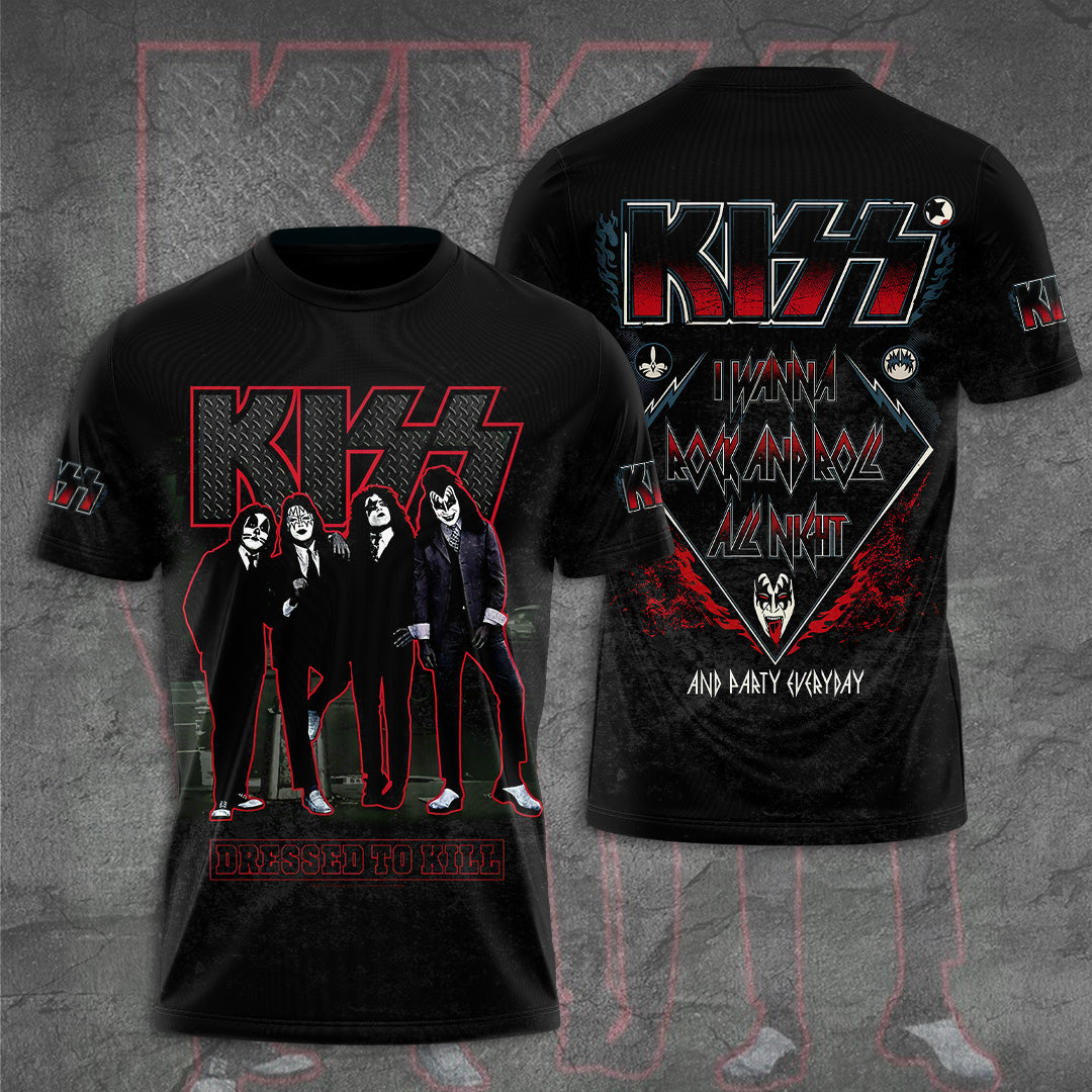 Kiss Band 3D Apparel – GNE 2791