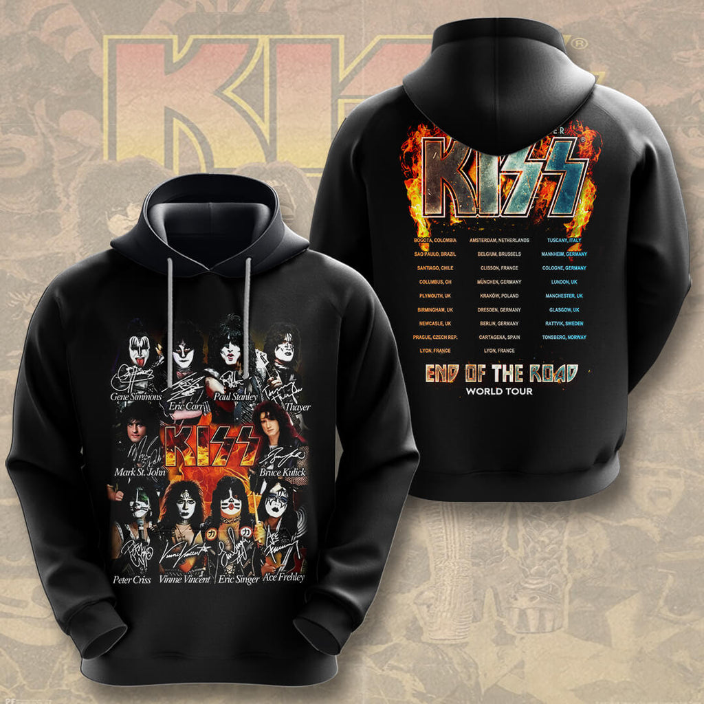 Kiss Band 3D Apparel – HUANNM 134