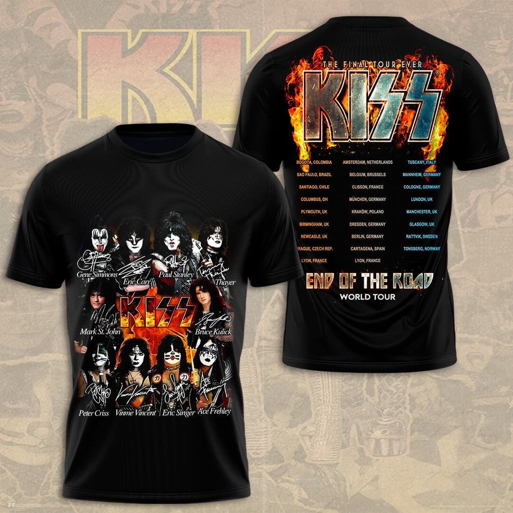 Kiss Band 3D Apparel – HUANNM 134