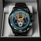 KISS x Ace Frehley Black Stainless Steel Watch – TANTN17567