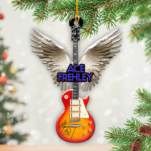KISS x Ace Frehley Custom Shape 2-sided Acrylic Ornament – TANTN17498