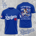 Los Angeles Dodgers x Clayton Kershaw 3D Apparel – TMTHU1083