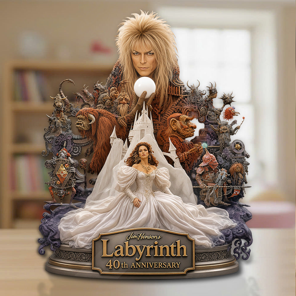 Labyrinth 40th Anniversary Custom Shape Acrylic Plaque – GNE8131