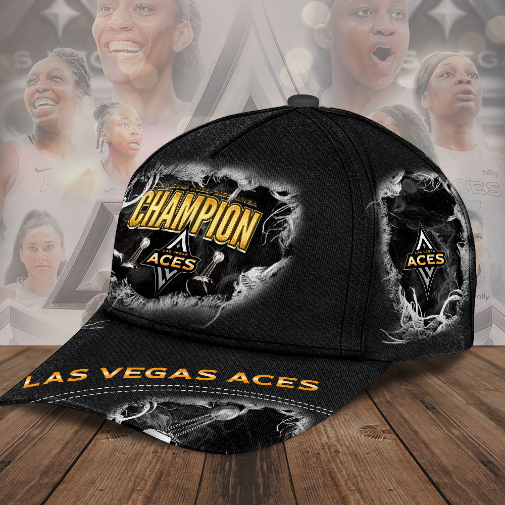 Las Vegas Aces 2025 WNBA Champions Classic Cap – TMTHU1728