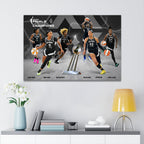 Las Vegas Aces 2025 WNBA Champions Rectangle Canvas With Inner Frame – MAITM13358
