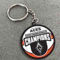 Las Vegas Aces 2025 WNBA Champions Custom Shape 2-sided Keychain – MAITM13356