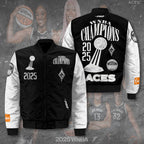 Las Vegas Aces 2025 WNBA Finals Champions 3D Bomber Jacket – TANTN17447
