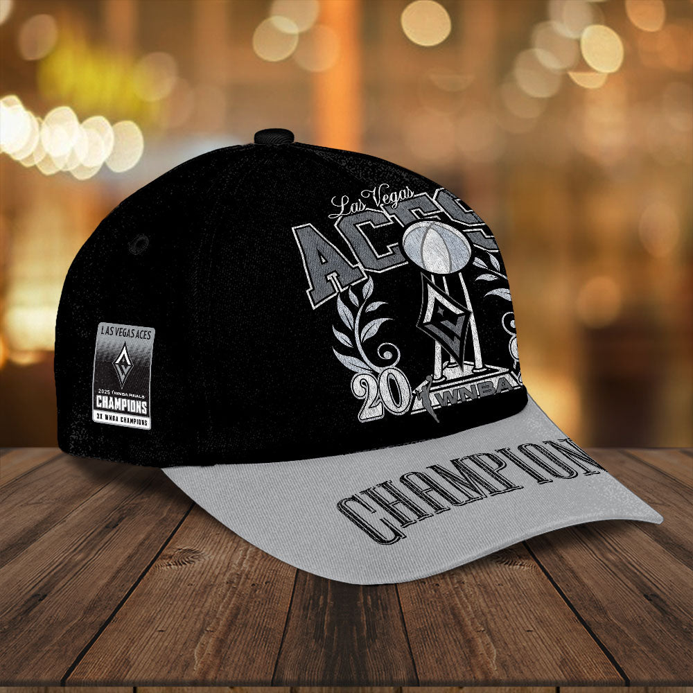 Las Vegas Aces 2025 WNBA Finals Champions Classic Cap – TANTN17436