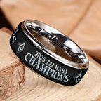Las Vegas Aces 2025 WNBA Finals Champions Custom Alloy Ring – HOATT13764
