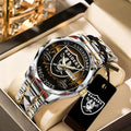 Las Vegas Raiders Alloy Luxury Quartz Watch – TANTN 15290