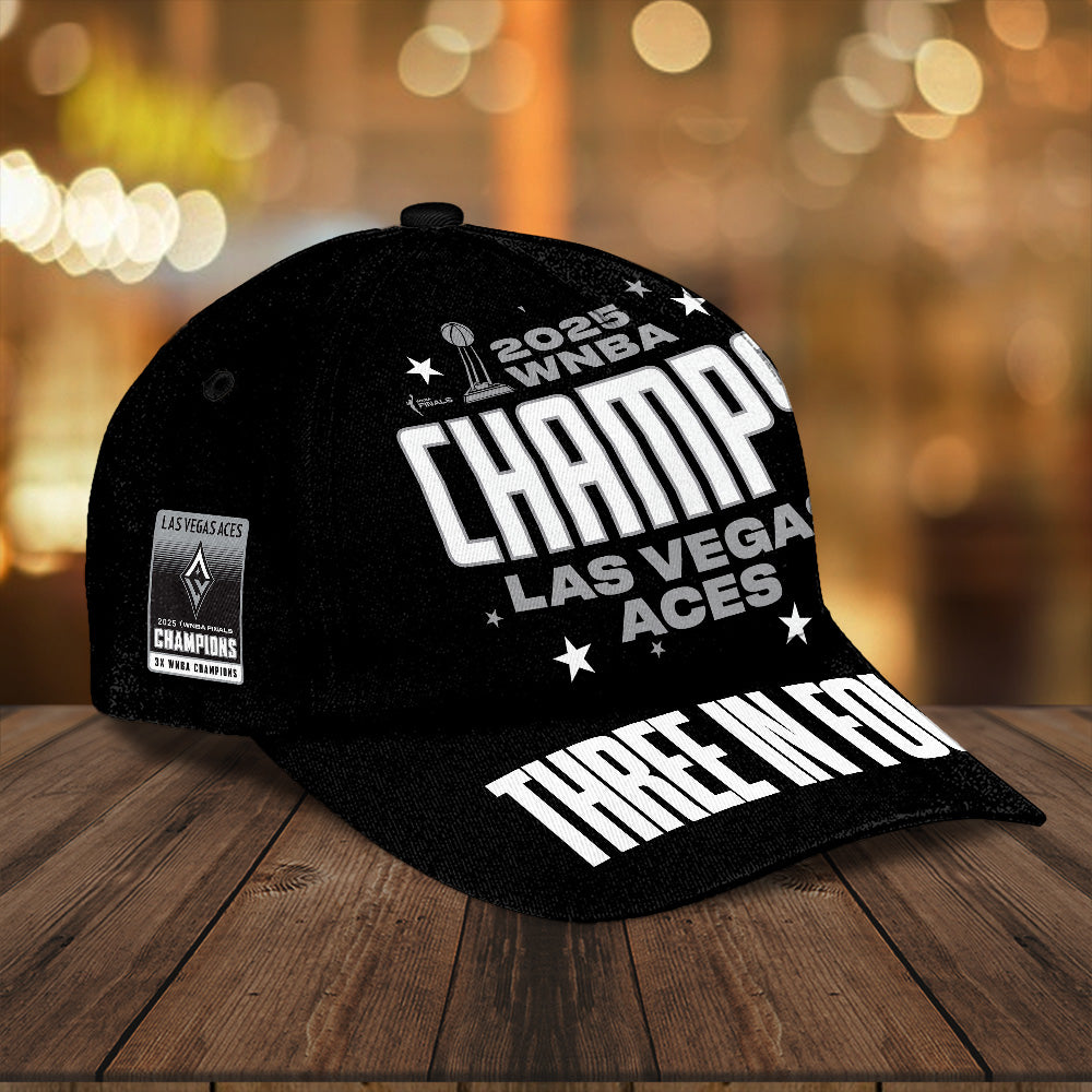 Las Vegas Aces 2025 WNBA Finals Champions Classic Cap – TANTN17342