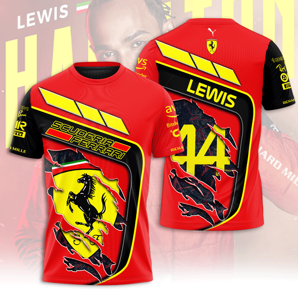 Lewis Hamilton x Scuderia Ferrari 3D Apparel – ANHNV 6142