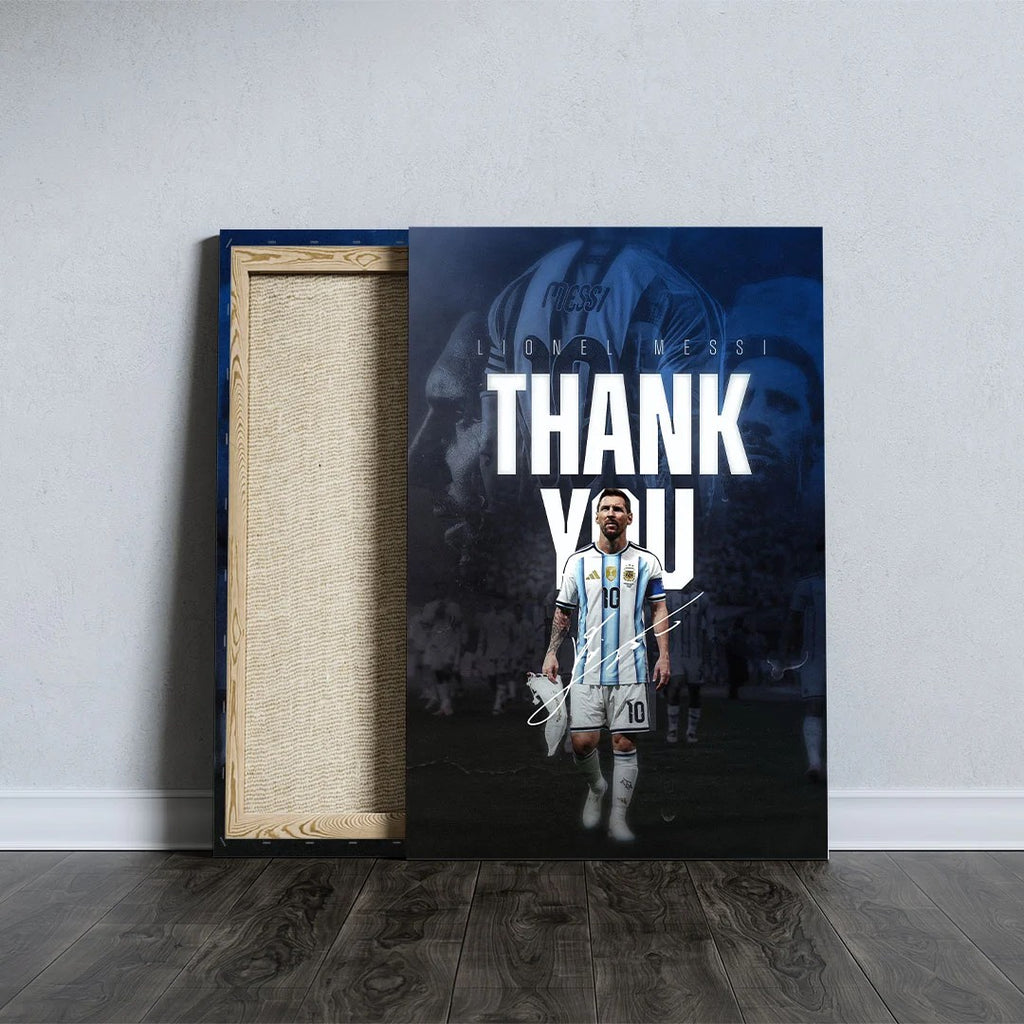 Lionel Messi x Argentina National Football Team Rectangle Canvas With Inner Frame – TANTN25324