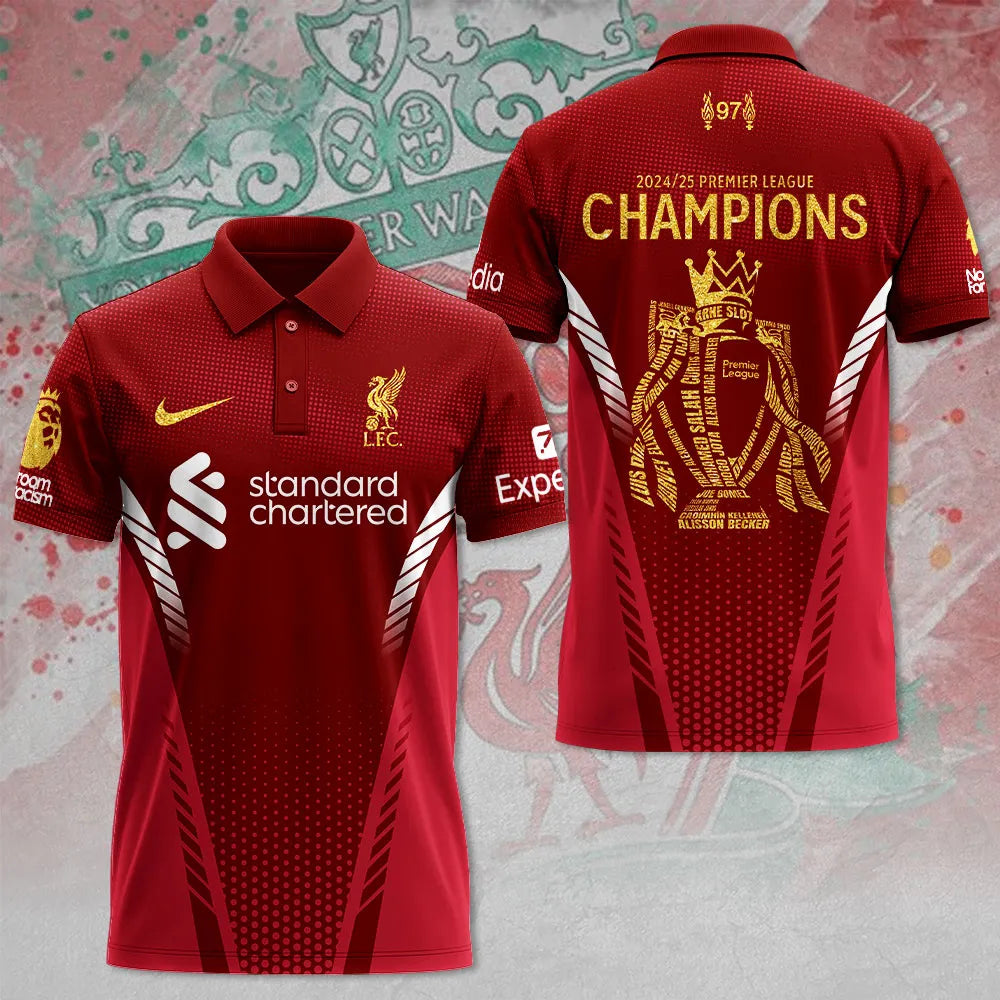 Liverpool FC 2024/25 Premier League Champions 3D Apparel – MAITM 11464